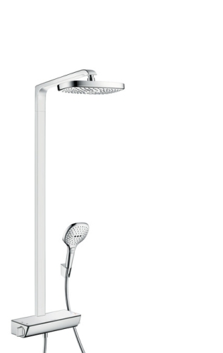 Hansgrohe Raindance Select E 300 2jet Showerpipe zuhanyrendszer EcoSmart 9 l/perc, króm 27282 000 (27282000)