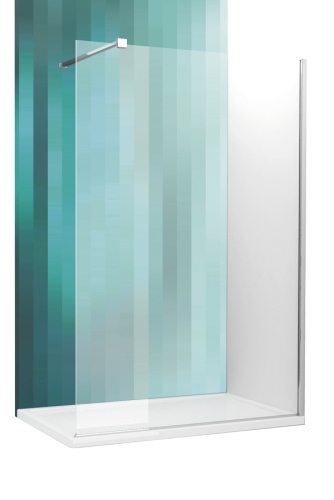 Sanipro Walk Pro 1000 zuhanyfal, 100 cm-es (brillant, transparent, 4000685)