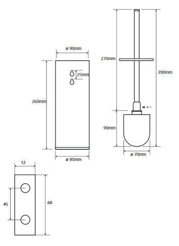 Bemeta Omega wc kefe (102313067) XR301