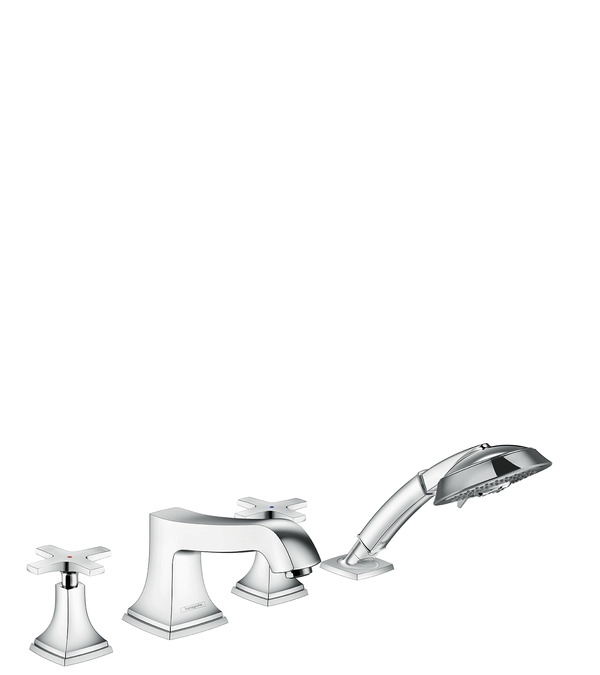 Hansgrohe Metropol Classic 4-lyukú perembe szerelhető kádcsaptelep króm 31449 000 (31449000)