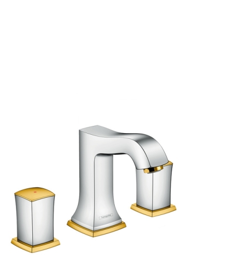 Hansgrohe Metropol Classic 110 3-lyukú mosdócsaptelep króm/arany hatású 31304 090 (31304090)