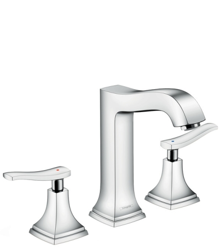 Hansgrohe Metropol Classic 160 3-lyukú mosdócsaptelep automata lefolyó-garnitúrával, króm 31331 000 (31331000)