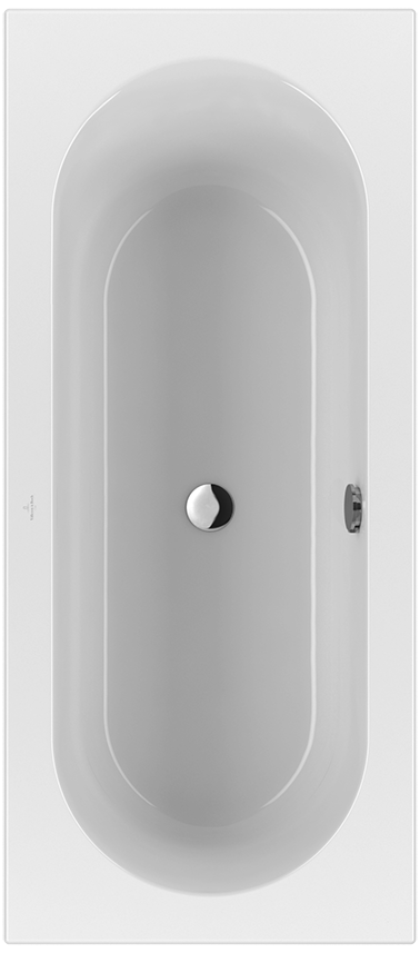 Villeroy & Boch Loop & Friends, Duo, 170x75 cm fürdőkád ovális belső formával UBA170LFO2V-01
