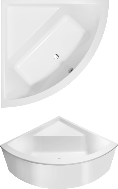 Villeroy & Boch Subway 130x130 cm sarokkád UBA130SUB3V-01