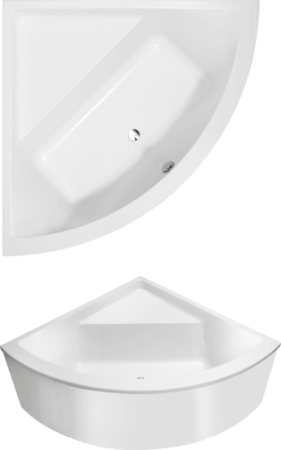 Villeroy & Boch Subway 130x130 cm sarokkád UBA130SUB3V-01