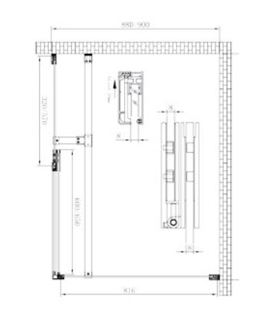 Wellis Clyde 120x90x200 szögletes zuhanykabin WC00339