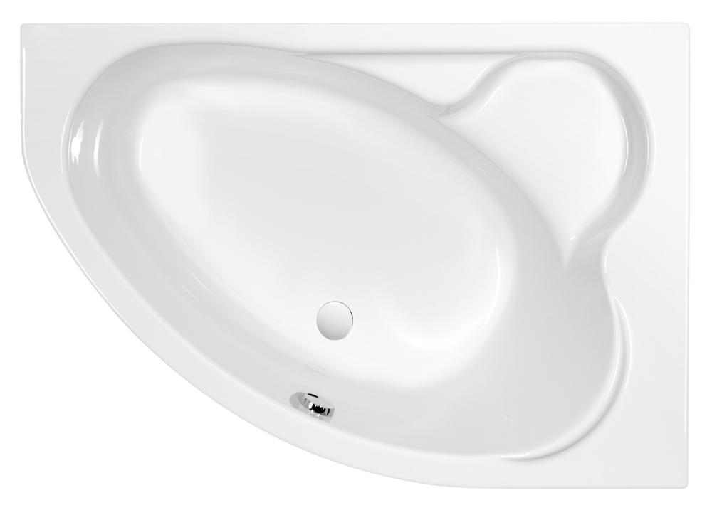 Cersanit KALIOPE 170x110 cm jobbos aszimmetrikus kád, fehér S301-115