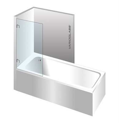 Varioglass Globus 601 80x150 cm-es kádparaván, savmart üveg