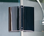 Varioglass Globus 603 80x150 cm-es kádparaván, zöld üveg
