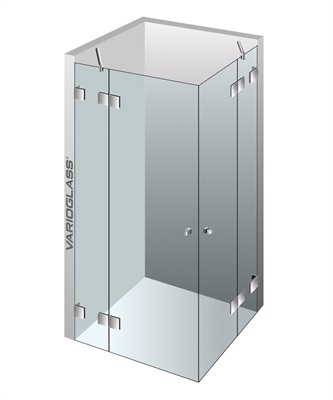 Varioglass Globus 214 110x110 cm-es zuhanykabin, víztiszta üveg