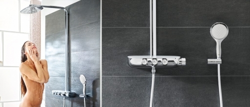 Grohe Rainshower SmartControl 360 Duo zuhanyrendszer termosztátos csapteleppel 26250 000 (26250000)