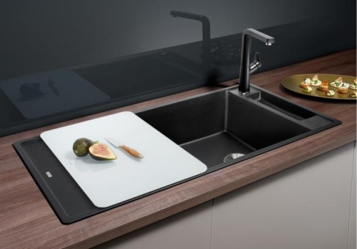 BLANCO BLANCO AXIA III XL 6 S Silgranit mosogató üveg vágólappal, antracit 522179