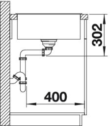 BLANCO BLANCO AXIA III XL 6 S Silgranit mosogató üveg vágólappal, jázmin 522184