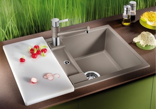 BLANCO METRA 45 S Compact Silgranit mosogató dugókiemelő nélkül, gyöngyszürke 520569