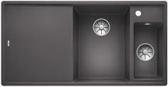 BLANCO AXIA III XL 6 S Silgranit mosogató jobboldali főmedencével fa vágódeszkával, palaszürke 522138
