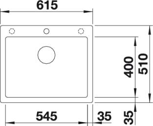 BLANCO PLEON 6 Silgranit mosogató, fehér 521683