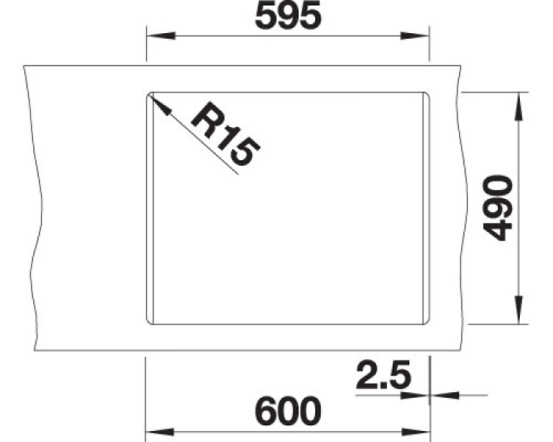 BLANCO PLEON 6 Split Silgranit mosogató dugókiemelő nélkül, palaszürke 521690