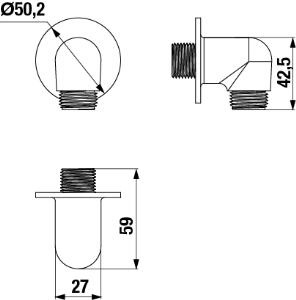 Jika Rio fali könyök H3631R00041501 (3.631R.0.004.150.1)