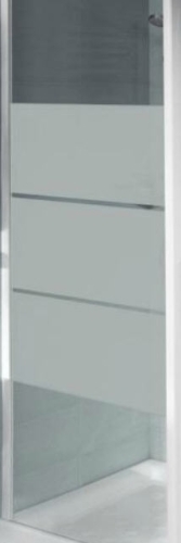 Jika Lyra Plus 90 cm-es zuhanyajtó, csíkos üveg H2553820006651 (2.5538.2.000.665.1)