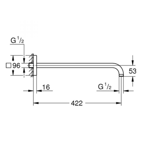 Grohe Rainshower zuhanykar 26145 000 (26145000)