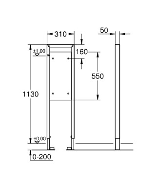 Grohe Rapid SL rögzítőelem 38559 001 (38559001)