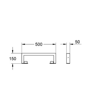 Grohe Rapid SL hosszabbító 38629 000 (38629000)