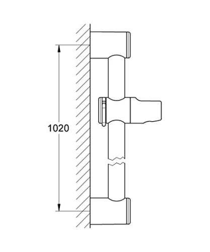 Grohe Relaxa zuhanyrúd 100 cm 28621 000 (28621000)