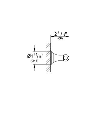Grohe Seabury akasztó 40159 000 (40159000)