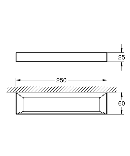 Grohe Selection Cube törölközőtartó gyűrű 40766 000 (40766000)