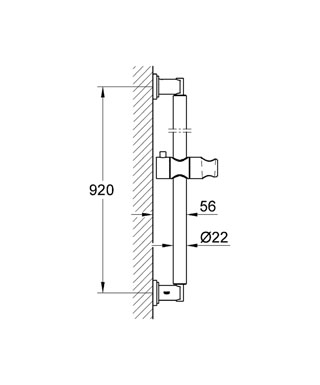 Grohe Sena zuhanyrúd 28346 000 (28346000)