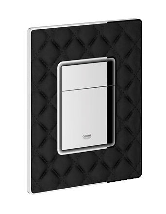 Grohe Skate Cosmopolitan nyomólap, bőr/fekete 38913 XN0 (38913XN0)
