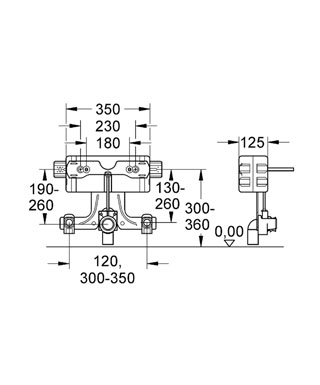 Grohe Uniset bidéhez 37578 001 (37578001)