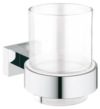 Grohe Essentials Cube pohár konzollal 40755 001 (40755001)