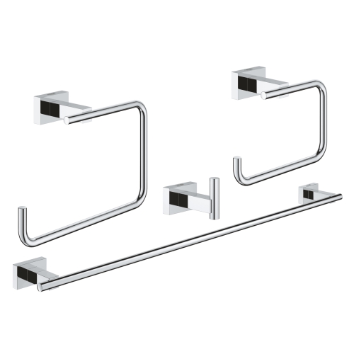 Grohe Essentials Cube 4 in 1 fürdőszobai kiegészítő szett 40778 001 (40778001)
