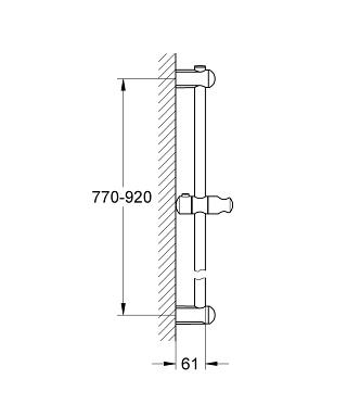 Grohe Euphoria zuhanyrúd, 90 cm 27500 000 (27500000)