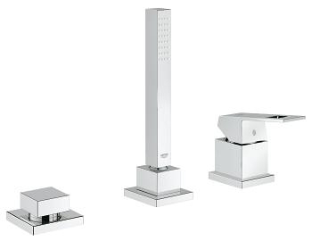 Grohe Eurocube 3-lyukú kádcsaptelep beömlő nélkül 19966 000 (19966000)