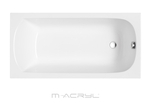 M-Acryl Mira 150x70 egyenes kád kádlábbal (12193)