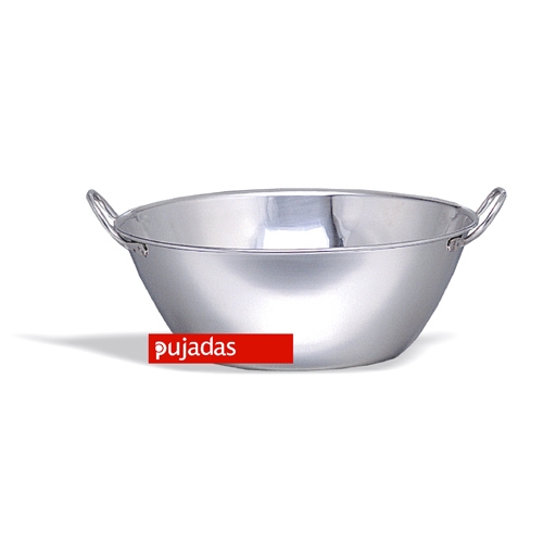 Pujadas rozsdamentes füles konyhai tál, d.70 x24,5.h cm (PU307070)