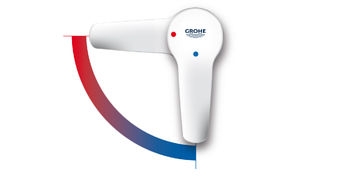 Grohe Eurosmart egykaros mosdócsaptelep, cold start, sima test 32154 002 (32154002)