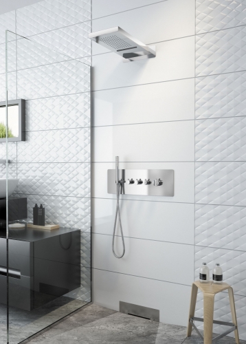 Deante Multi-Box falba építhető termosztátos zunanycsaptelep 3 irányú váltóval NAC 09CT