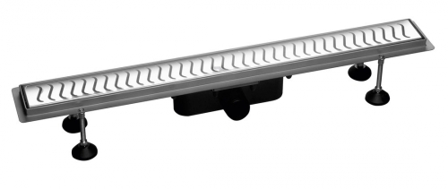 Sapho Flue inox zuhanyfolyóka ráccsal, 730 mm 74577