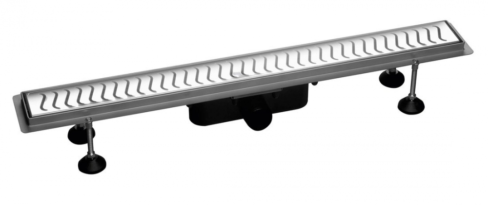 Sapho Flue inox zuhanyfolyóka ráccsal, 1030 mm 74571