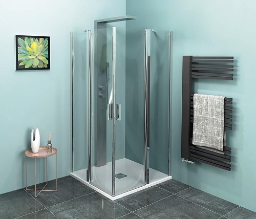 Polysan ZOOM LINE 100x100 cm-es szögletes zuhanykabin (ZL5416)