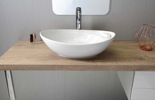 Sapho BEVERLY 74x42 cm pultra szerelhető mosdó W040701