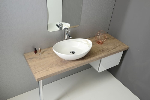 Sapho BEVERLY 74x42 cm pultra szerelhető mosdó W040701