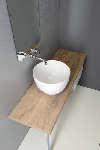 Sapho DOME Ø 44,5 cm pultra szerelhető mosdó W030701