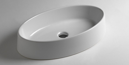 Sapho OVAL 64,5x35,5 cm pultra szerelhető mosdó W900701