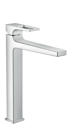 Hansgrohe Metropol egykaros magasított mosdócsaptelep 260 loop fogantyúval push-open lefolyóval, mosdótálakhoz 74512 000 (74512000)