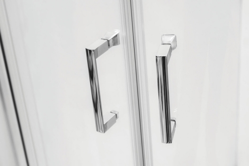 Niagara Wellness Doris 90x90x165 cm-es negyedköríves alacsony zuhanykabin, grafit üveg