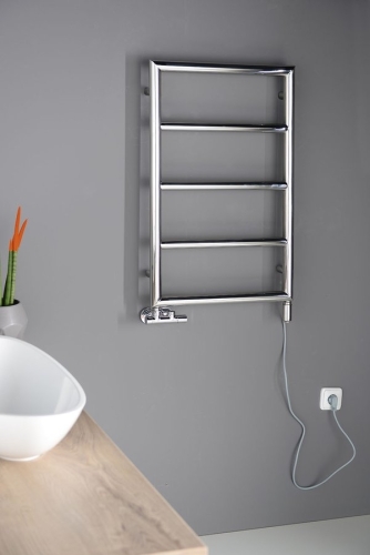 Sapho TRENDY 500x800 mm fürdőszobai radiátor, polírozott inox (NR150)